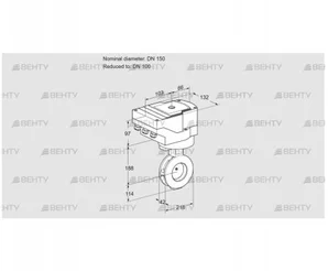 IBAF150/100Z05/20-60W3E (88302109) Дроссельная заслонка Kromschroder