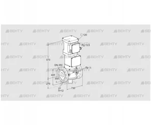 VK 250F05T5/KHA93S (85311157) Газовый клапан с приводом Kromschroder