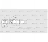 BIC 80HB-400/435-(16)FB (84099452) Газовая горелка Kromschroder