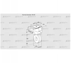 IBG65Z05/40A2AR10 (88302127) Дроссельная заслонка Kromschroder