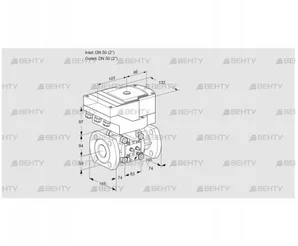 IFC350/50F05-40MMPP/20-30W3E-I (88303159) Регулирующий клапан с сервоприводом Kromschroder