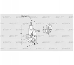 VAS115R/LW (88014326) Газовый клапан Kromschroder