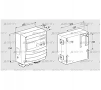 BCU480W3P6C0D1000K1E1-/LM400WF3O0E1- (88680302) Блок управления горением Kromschroder