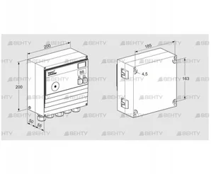 BCU465-3/1LW3GBA (88612315) Блок управления горением Kromschroder