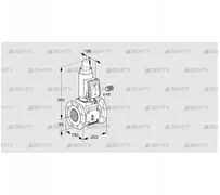 VAS780F05LKGR3B/PP/PP (88203592) Газовый клапан Kromschroder