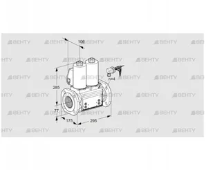 VCS665F05NNKLB/PPPP/PPPP (88203219) Сдвоенный газовый клапан Kromschroder