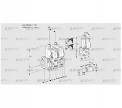 VCS2E32R/32R05NNWR6/PP-4/PPBS (88106429) Сдвоенный газовый клапан Kromschroder