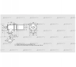 ZIC 200RM-0/335-(22)D (84277521) Газовая горелка Kromschroder