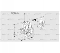 VCG2E40R/40R05NGEVWR/PPPP/PPBS (88107426) Клапан с регулятором соотношения Kromschroder