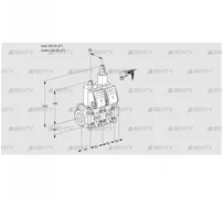 VCS3E50R/50R05NLWR/PPPP/PPPP (88101106) Сдвоенный газовый клапан Kromschroder