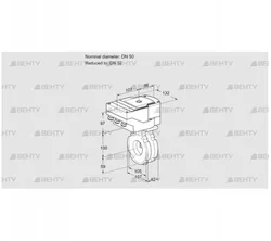 IBG50/32W05/40A2D (88303437) Дроссельная заслонка Kromschroder