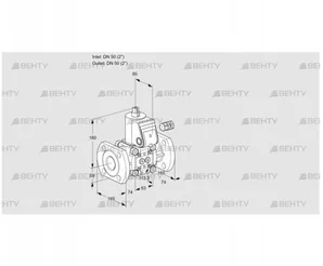 VAS350F/NK (88019133) Газовый клапан Kromschroder