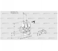 VCV2E40R/40R05NVKWR/PPPP/-2PP (88104234) Клапан с регулятором соотношения Kromschroder