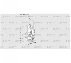 VAS3T65N/NWSR (88013133) Газовый клапан Kromschroder