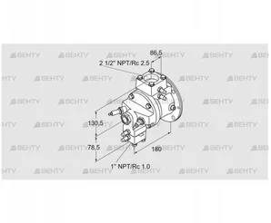 TJ28.0075-D5AMBHNF5XXXAB0 (85401080) Газовая горелка Kromschroder