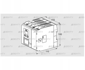 FCU500WC1F0H0K0-E (88621009) Автомат безопасности агрегатов Kromschroder