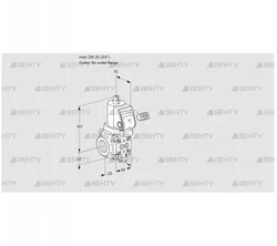 VAS120/-R/NQGR (88007522) Газовый клапан Kromschroder