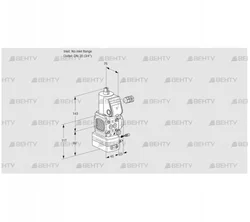 VAG1-/20R/NWAE (88011340) Газовый клапан с регулятором соотношения Kromschroder