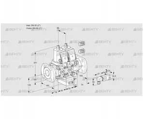 VCH3E50F/50F05NHEVWSR3/-3PP/PPPP (88106346) Клапан с регулятором расхода Kromschroder