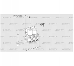 VCS1E15R/15R05NNWL/PPPP/PPPP (88104246) Сдвоенный газовый клапан Kromschroder