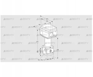 RV 2/AML10Q60E (86060594) Регулирующий клапан Kromschroder