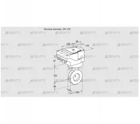 IBAF100Z05/20-15W3E (88302324) Дроссельная заслонка Kromschroder