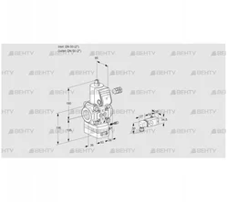 VAG350R/NWAE (88006464) Газовый клапан с регулятором соотношения Kromschroder