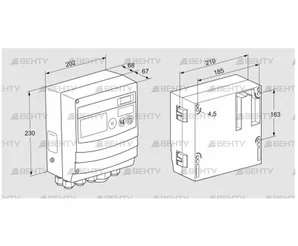 BCU465W8P2C2D0000K1E1-/LM400WF3O0E1- (88680120) Блок управления горением Kromschroder