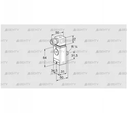 DG 150VC8-6W (84448473) Датчик-реле давления газа Kromschroder