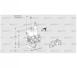 VCD1E25R/25R05FD-25LWL/PPPP/2-PP (88104780) Регулятор давления Kromschroder