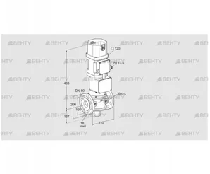 VK 80F10MXA43D (85317230) Газовый клапан с приводом Kromschroder