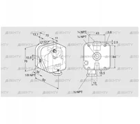 DG 150HT-21N (84447930) Датчик-реле давления газа Kromschroder