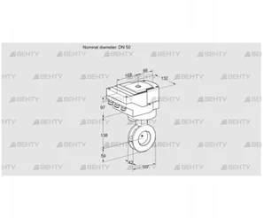 IBAF50Z05/20-30W3E (88302160) Дроссельная заслонка Kromschroder