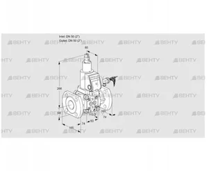 VAS350F/LWGR (88005691) Газовый клапан Kromschroder