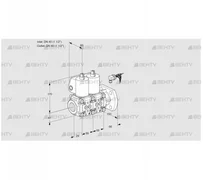 VCS2E40R/40F05NNWL/PPPP/PPPP (88107712) Сдвоенный газовый клапан Kromschroder