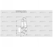 VAS1W0/NW (88025554) Газовый клапан Kromschroder