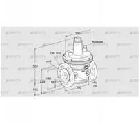 VAR 100F05-1 (86054070) Стабилизатор давления Kromschroder