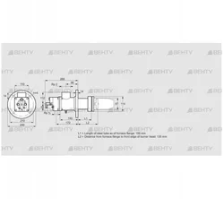 BIC 80HM-100/135-(35)F (84032025) Газовая горелка Kromschroder