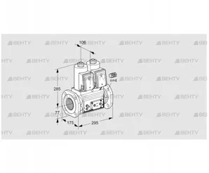 VCS665F05NNWR3E/MPPM/MPPM (88207886) Сдвоенный газовый клапан Kromschroder