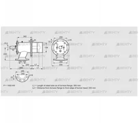 ZIO 200KB-350/335-(34)D (84277046) Газовая горелка Kromschroder