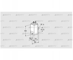 DG 360C8D-5S (84448751) Датчик-реле давления газа Kromschroder