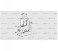 VCS780F05NLQSR3E/MMMM/MMMM (88206983) Сдвоенный газовый клапан Kromschroder