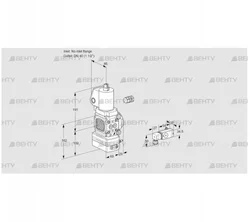 VAV2-/40R/NWSLAK (88010924) Газовый клапан с регулятором соотношения Kromschroder