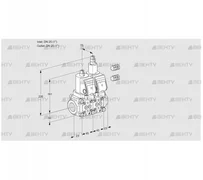 VCS1T25N/25N05NLWGR3/PPPP/PPPP (88107777) Сдвоенный газовый клапан Kromschroder