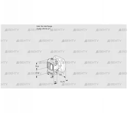 VMV3-/50F05P (88033219) Регулирующая задвижка Kromschroder