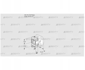 VMV3-/50F05P (88033219) Регулирующая задвижка Kromschroder