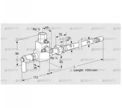 ZMI 25TB1000N (84234105) Пилотная горелка Kromschroder