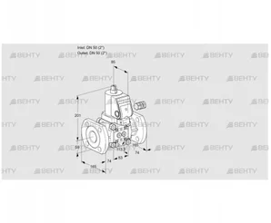 VAS350F/NWSR (88004899) Газовый клапан Kromschroder