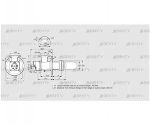 BIC 125HD-300/335-(22)E (84034048) Газовая горелка Kromschroder