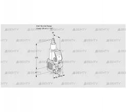 VAS2T-/40N/LW (88019318) Газовый клапан Kromschroder